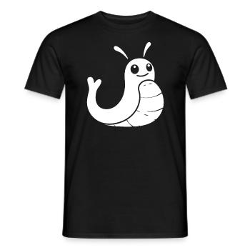 Slug 9 - Men's T-Shirt - black - Front - AI Model Male 178 light (178cm)