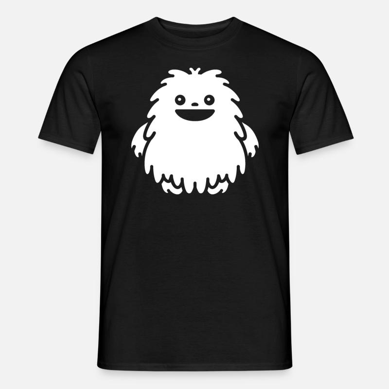 Yeti - Männer T-Shirt - Schwarz