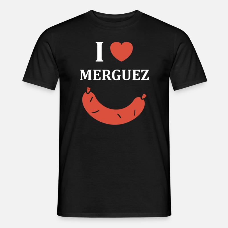 Merguez - Männer T-Shirt - Schwarz