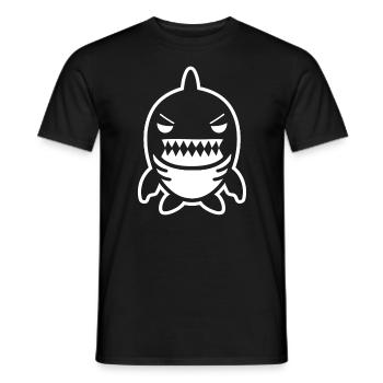 Requin - T-shirt homme - noir - Devant - AI Model Male 178 light (178cm)