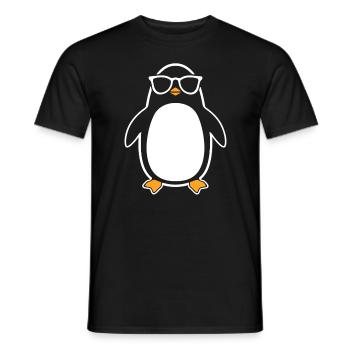 Pingouin - T-shirt homme - noir - Devant - AI Model Male 178 light (178cm)