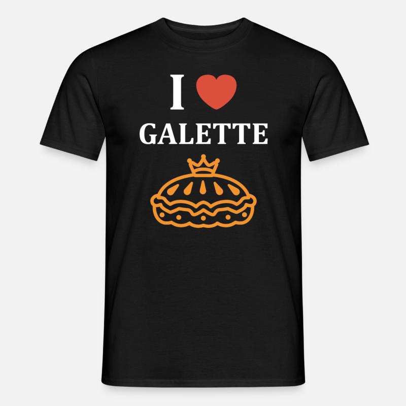 Pfannkuchen - Männer T-Shirt - Schwarz