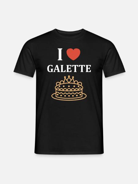 Pfannkuchen - Männer T-Shirt - Schwarz