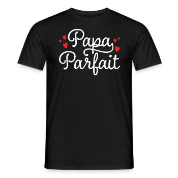 Perfect Dad Father's Day Gift Dad - Men's T-Shirt - black - Front - AI Model Male 178 light (178cm)
