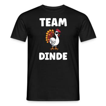 Dinde - T-shirt homme - noir - Devant - AI Model Male 178 light (178cm)