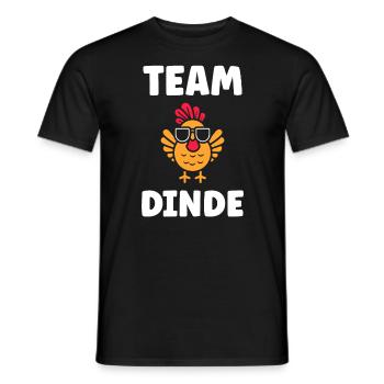 Dinde - T-shirt homme - noir - Devant - AI Model Male 178 light (178cm)