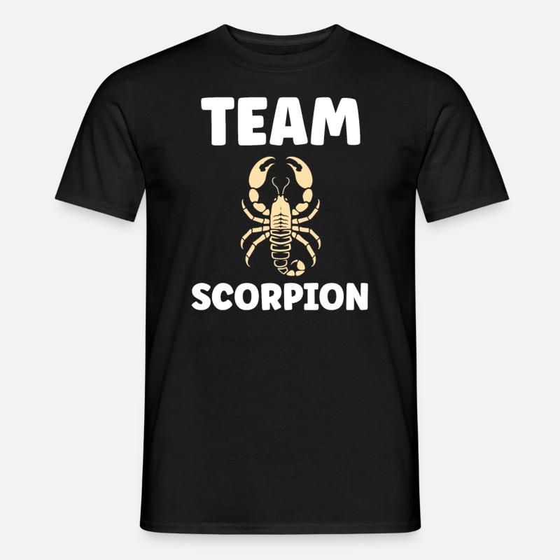 Skorpion - Männer T-Shirt - Schwarz