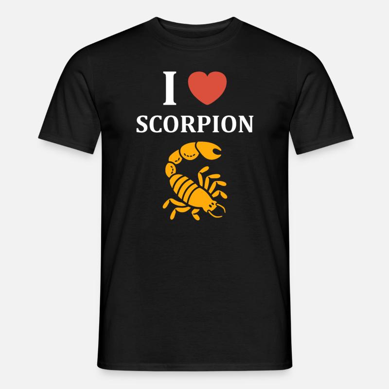 Skorpion - Männer T-Shirt - Schwarz