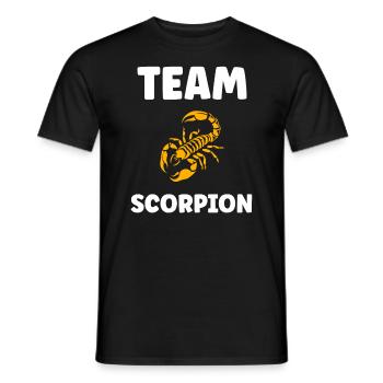 scorpion - Men's T-Shirt - black - Front - AI Model Male 178 light (178cm)