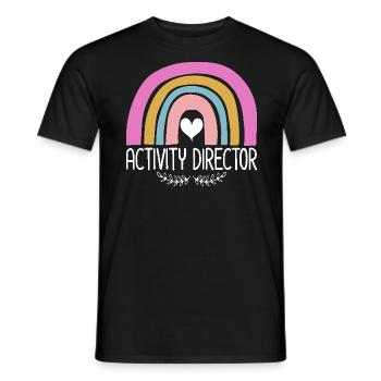 Assistant Équipe Directeur d'Activités - T-shirt homme - noir - Devant - AI Model Male 178 light (178cm)