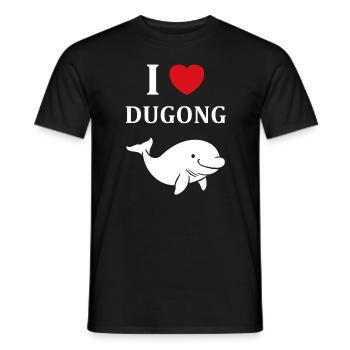 Dugong - Men's T-Shirt - black - Front - AI Model Male 178 light (178cm)