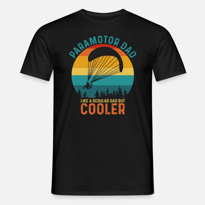 Paramotor Dad - Men's T-Shirt - black