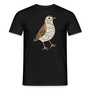 Woodcock - Men's T-Shirt - black - Front - AI Model Male 178 light (178cm)