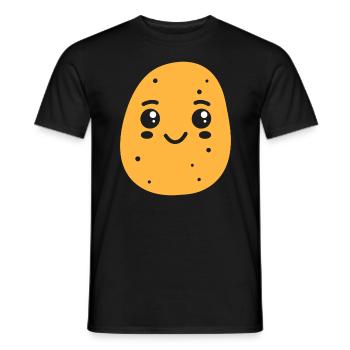 Patate - T-shirt homme - noir - Devant - AI Model Male 178 light (178cm)