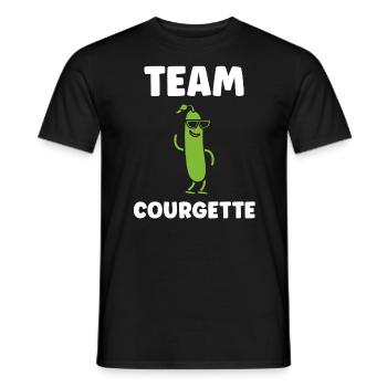 Zucchini-Humor - Männer T-Shirt - Schwarz - Vorne - AI Model Male 178 light (178cm)