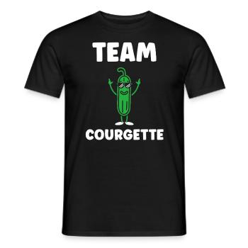 Zucchini-Humor - Männer T-Shirt - Schwarz - Vorne - AI Model Male 178 light (178cm)