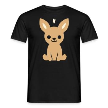 rådyr - Mænd T-shirt - sort - Foran - AI Model Male 178 light (178cm)