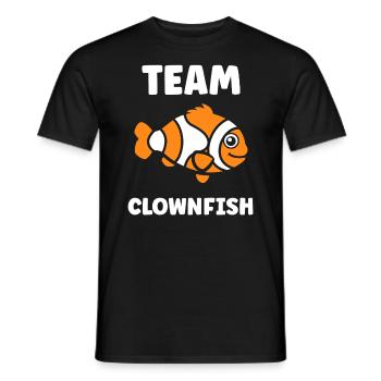 Humour Poisson rouge - T-shirt homme - noir - Devant - AI Model Male 178 light (178cm)