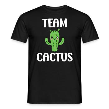 Cactus - Men's T-Shirt - black - Front - AI Model Male 178 light (178cm)
