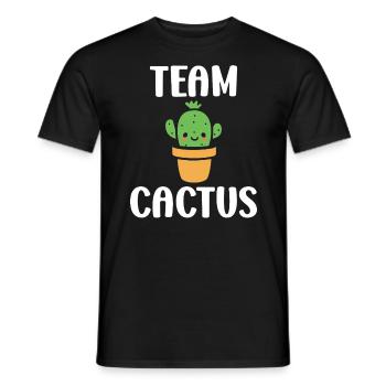 Cactus - Men's T-Shirt - black - Front - AI Model Male 178 light (178cm)