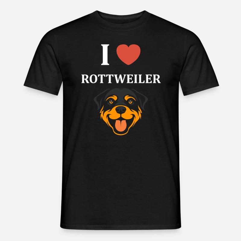 Rottweiler - Männer T-Shirt - Schwarz
