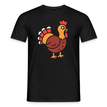 Turkei - Männer T-Shirt - Schwarz - Vorne - AI Model Male 178 light (178cm)