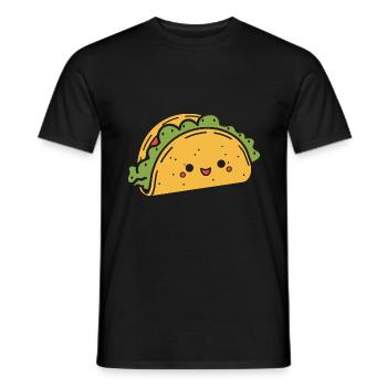 Tacos - Men's T-Shirt - black - Front - AI Model Male 178 light (178cm)