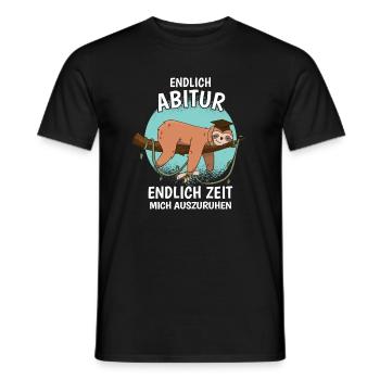 Abitur Geschafft 2023 Abi - Männer T-Shirt - Schwarz - Vorne - AI Model Male 178 light (178cm)