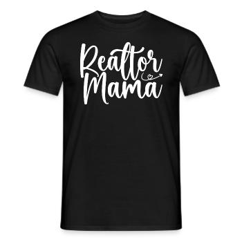 Realtor Mama - T-shirt homme - noir - Devant - AI Model Male 178 light (178cm)