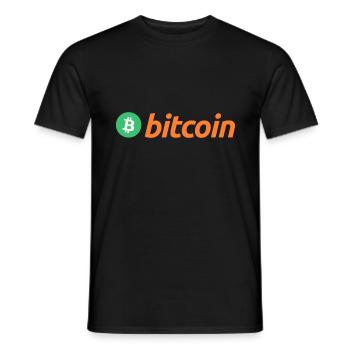 Bitcoin - T-shirt homme - noir - Devant - AI Model Male 178 light (178cm)