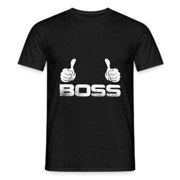 Boss Geschenk Chef Chef, Teamleiter - Männer T-Shirt - Schwarz - Vorne - AI Model Male 178 light (178cm)
