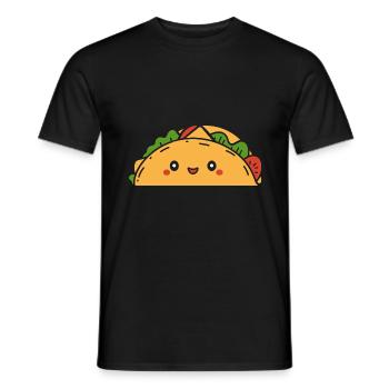tacos - T-shirt homme - noir - Devant - AI Model Male 178 light (178cm)