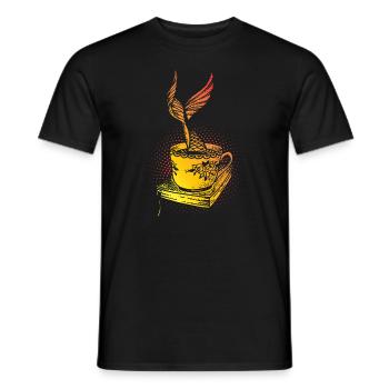 Meerjungfrau Seejungfrau Nixe Märchen - Männer T-Shirt - Schwarz - Vorne - AI Model Male 178 light (178cm)