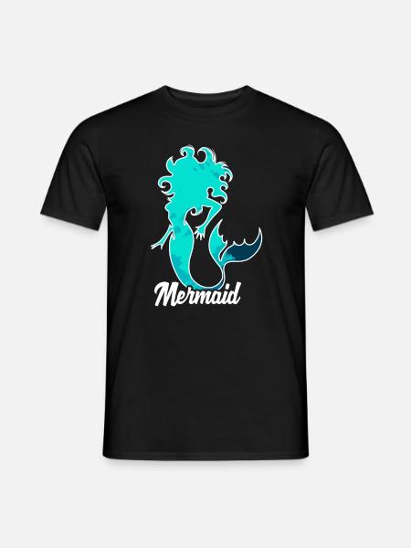 Sirène sirène sirène conte de fées - T-shirt homme - noir