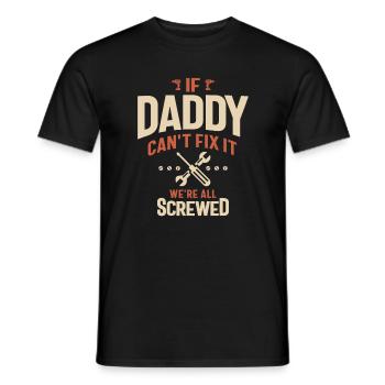 Daddy - Our Last Hope - Men's T-Shirt - black - Front - AI Model Male 178 light (178cm)