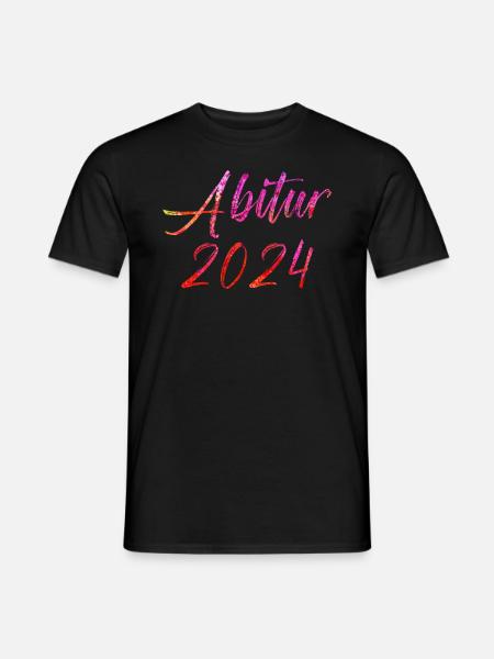 Abitur 2024 - Männer T-Shirt - Schwarz