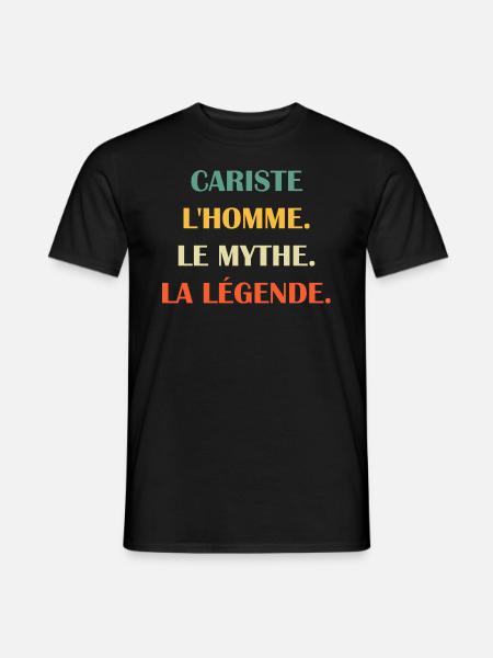 cariste - T-shirt homme - noir