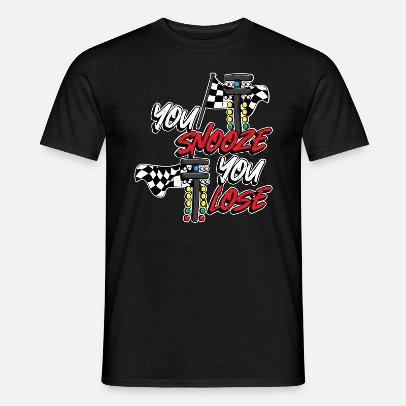 Wer rastet, der rostet - Männer T-Shirt - Schwarz
