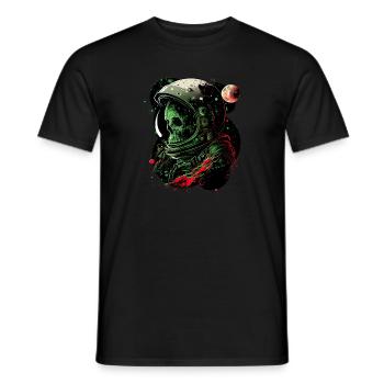 Death in space - Men's T-Shirt - black - Front - AI Model Male 178 light (178cm)
