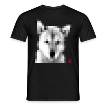Jindo Mosaic mL - Men's T-Shirt - black - Front - AI Model Male 178 light (178cm)