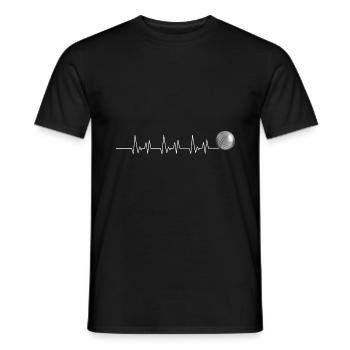 Petanque Passion Schalen - Männer T-Shirt - Schwarz - Vorne - AI Model Male 178 light (178cm)
