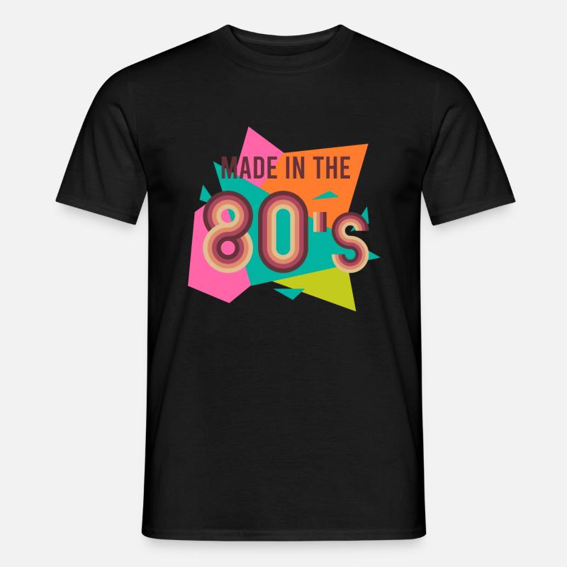 Made in the 80's - Männer T-Shirt - Schwarz