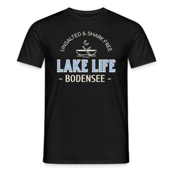 Lac Life Lac de Constance - T-shirt homme - noir - Devant - AI Model Male 178 light (178cm)