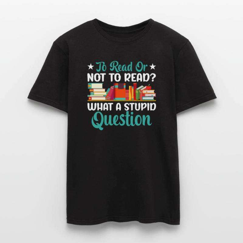 Lesen Oder Nicht Lesen Spaßbuch Leser Männer T-Shirt