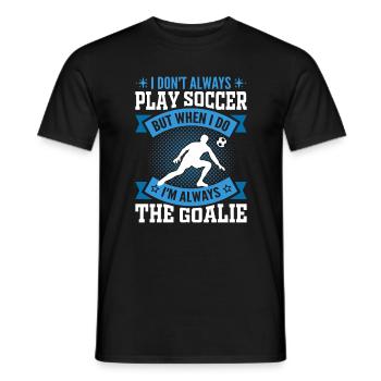 Je suis toujours le gardien de but Football Football Goalkeeper - T-shirt homme - noir - Devant - AI Model Male 178 light (178cm)