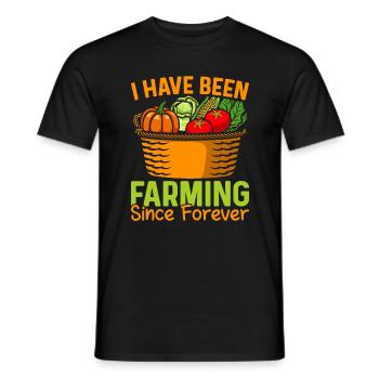 Quota d’agriculteur pour tracteurs agricoles - T-shirt homme - noir - Devant - AI Model Male 178 light (178cm)