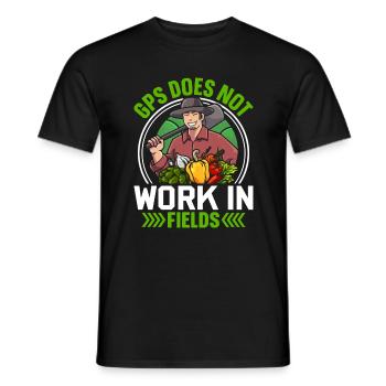 Quota d’agriculteur pour tracteurs agricoles - T-shirt homme - noir - Devant - AI Model Male 178 light (178cm)