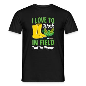Quota d’agriculteur pour tracteurs agricoles - T-shirt homme - noir - Devant - AI Model Male 178 light (178cm)