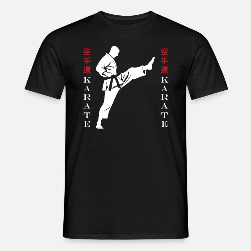 Karate - Männer T-Shirt - Schwarz
