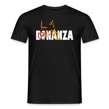 Bonanzarad - Bonanza - Bonanzafahrrad - retro - Männer T-Shirt - Schwarz - Vorne - AI Model Male 178 light (178cm)